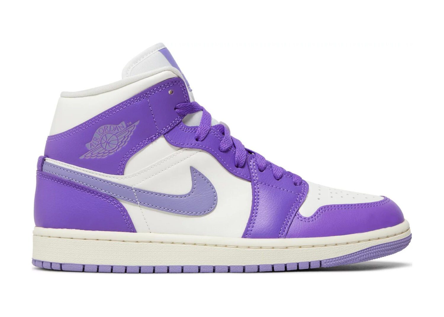 nike air jordan 1 mid action grape (w)