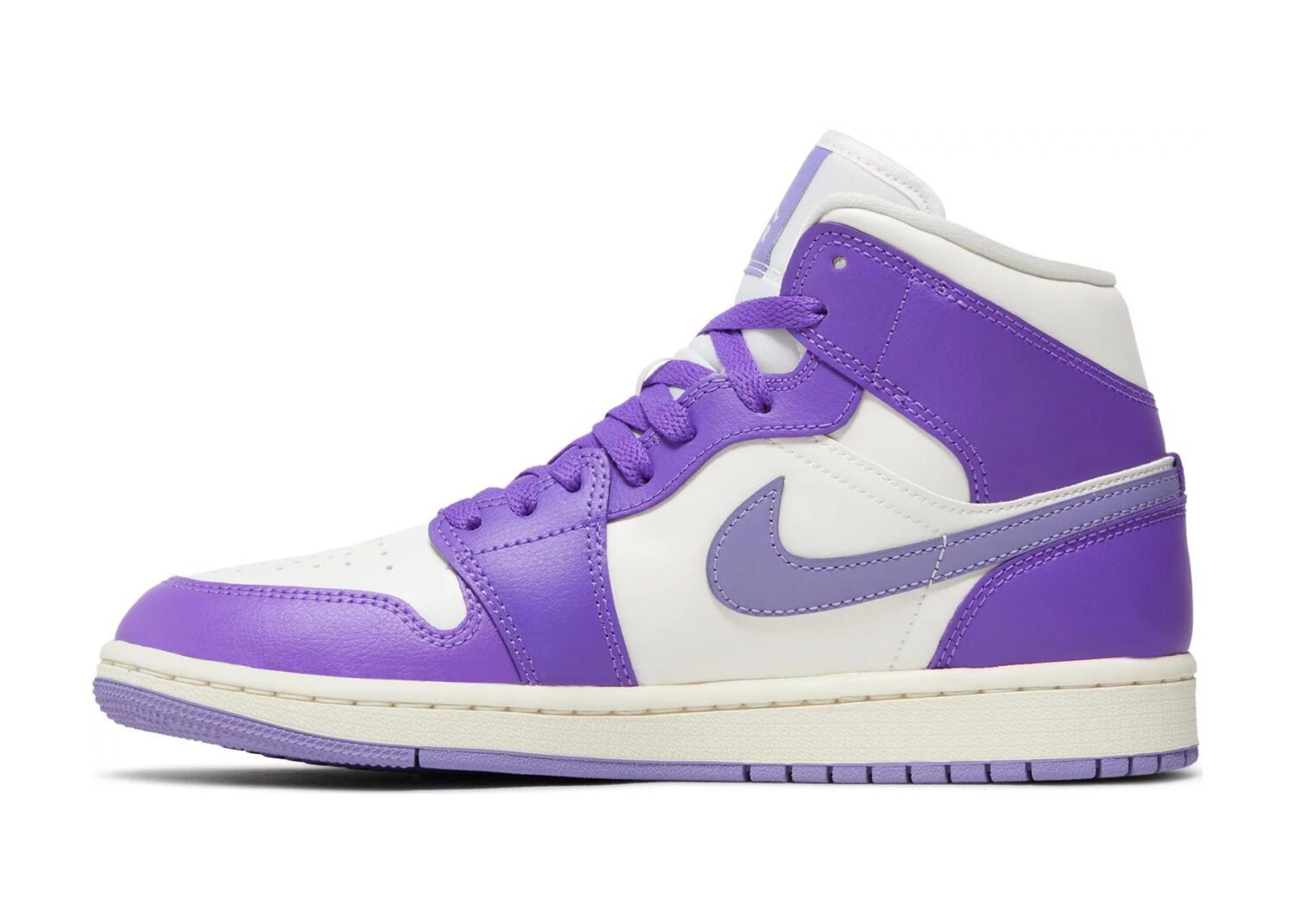 nike air jordan 1 mid action grape (w)2