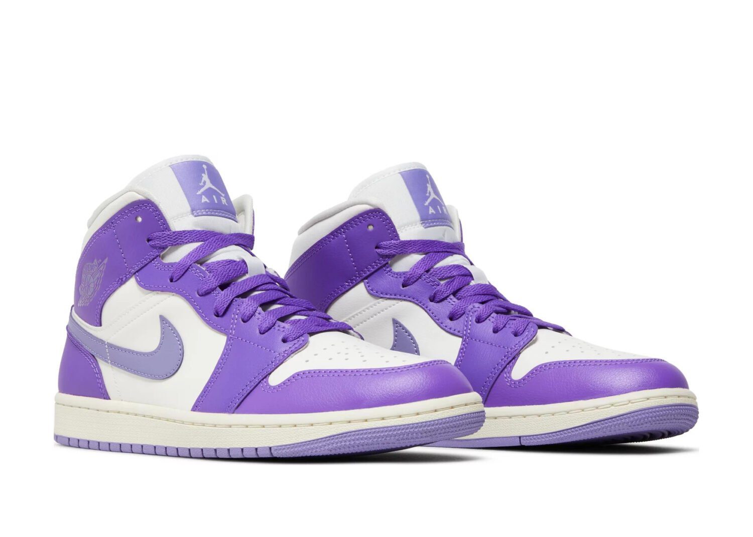 nike air jordan 1 mid action grape (w)5