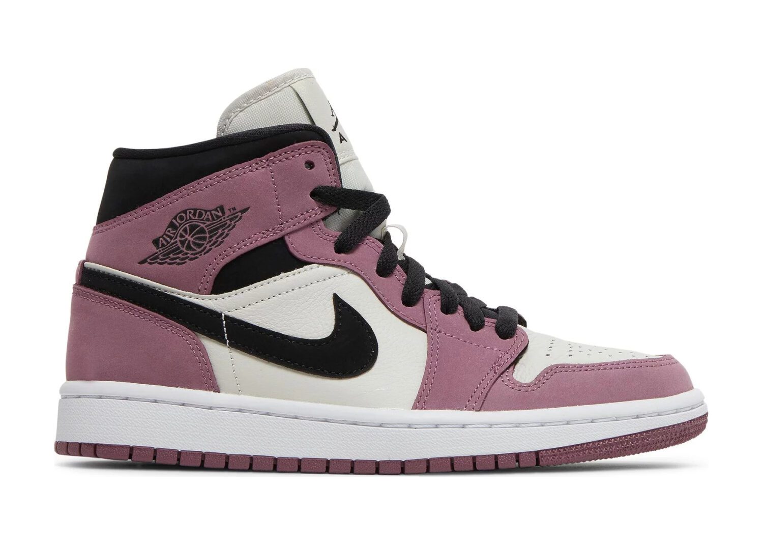 nike air jordan 1 mid berry pink (w)