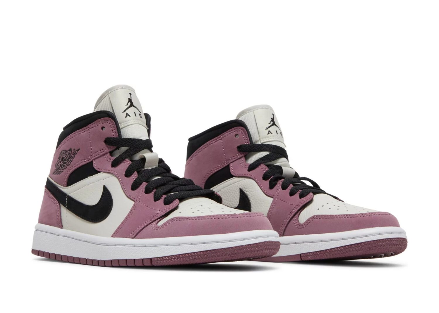 nike air jordan 1 mid berry pink (w)5