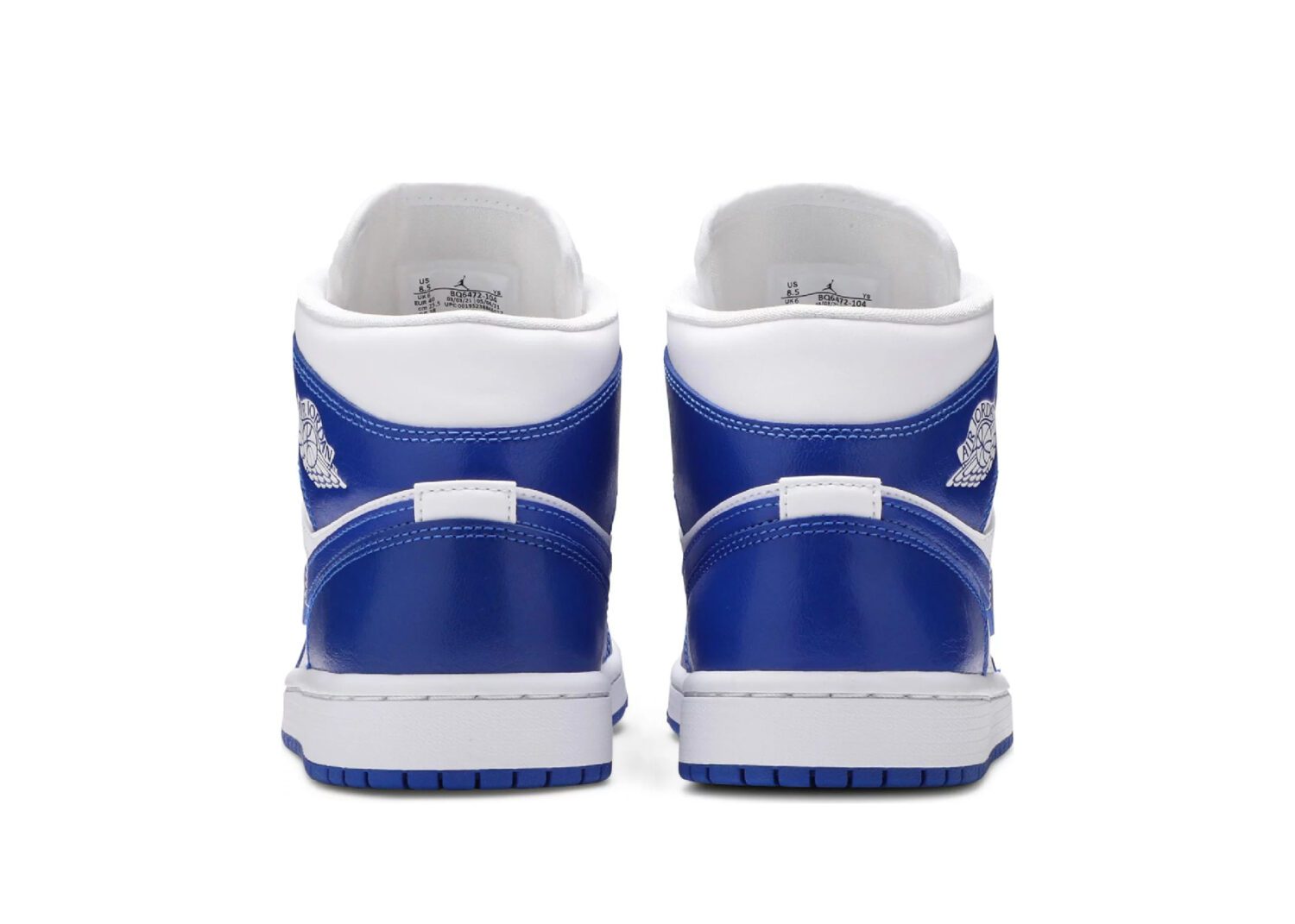 nike air jordan 1 mid kentucky blue (w)3