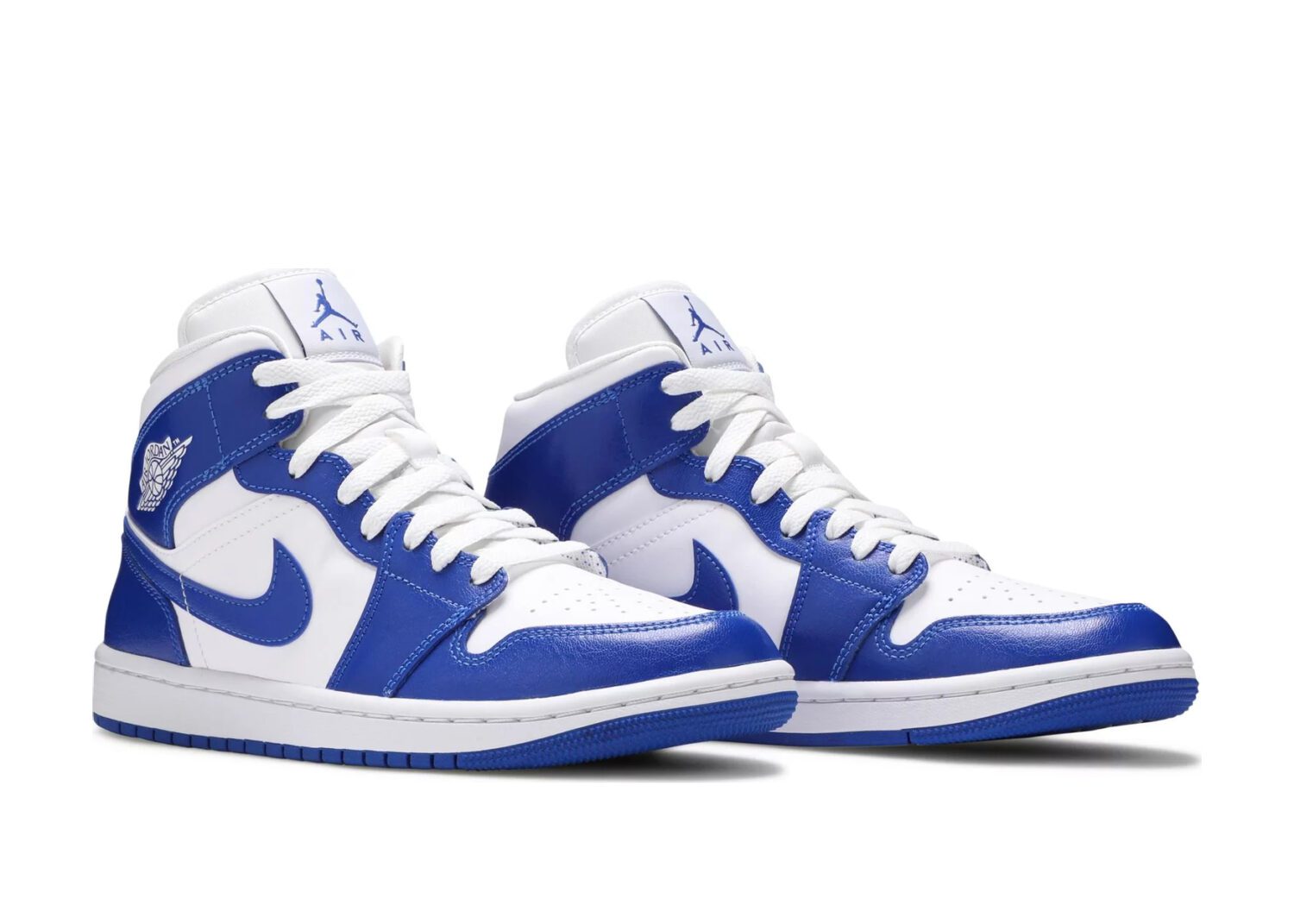 nike air jordan 1 mid kentucky blue (w)5