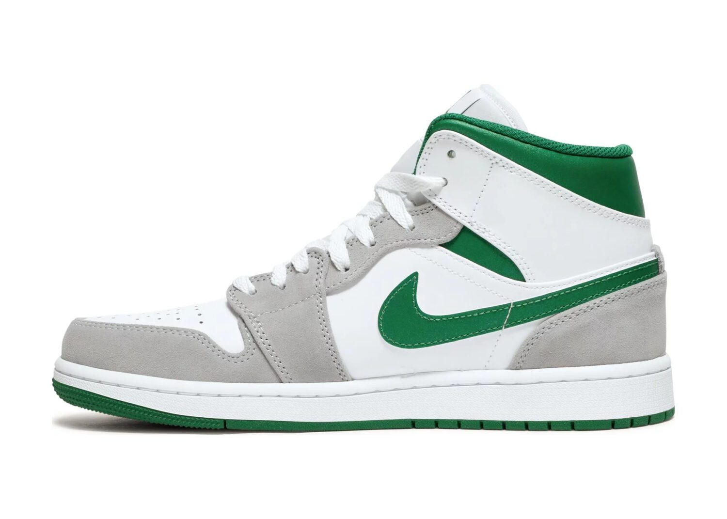 nike air jordan 1 mid se grey green2