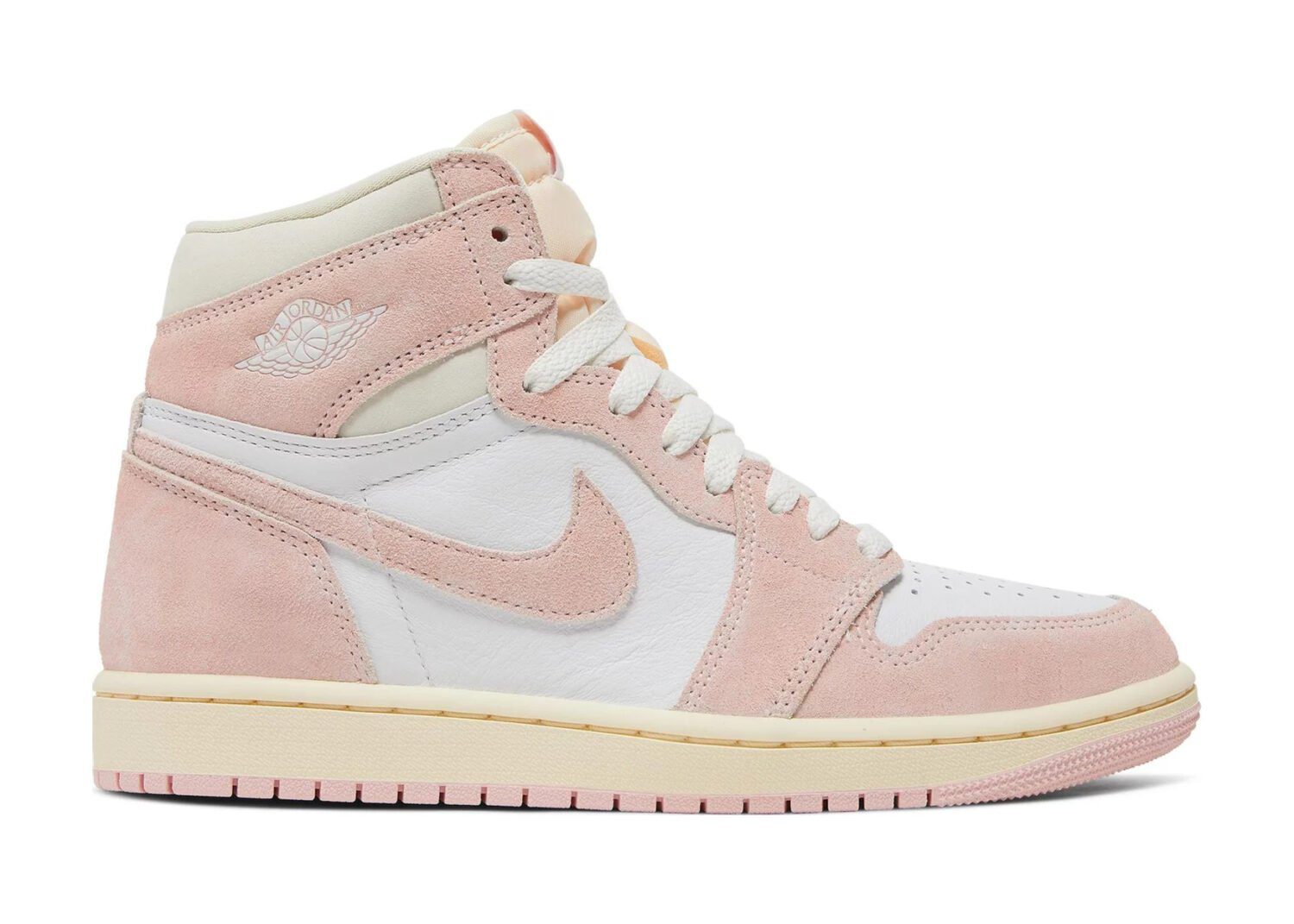 nike air jordan 1 retro high og washed pink (w)