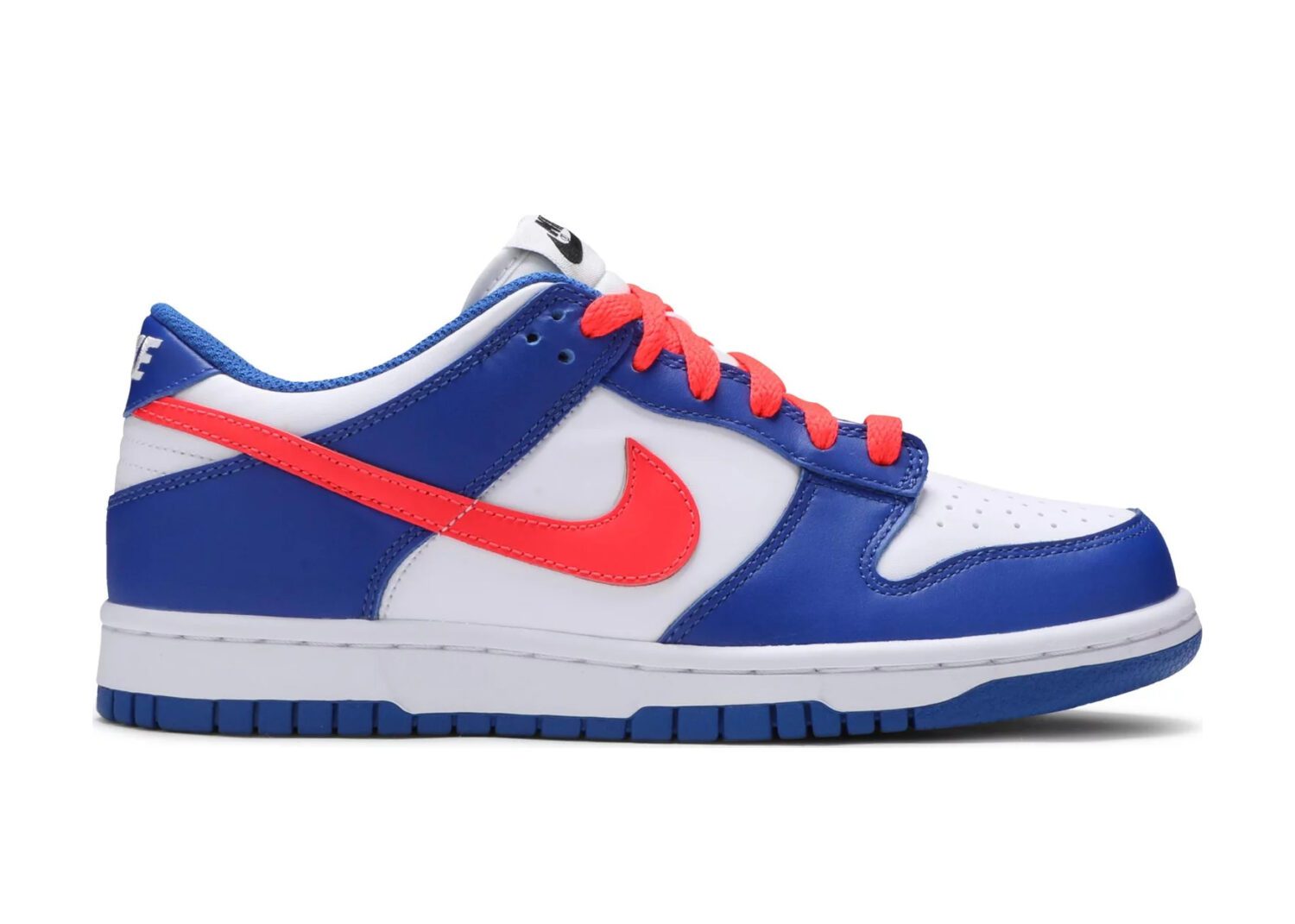 nike dunk low bright crimson game royal (gs)