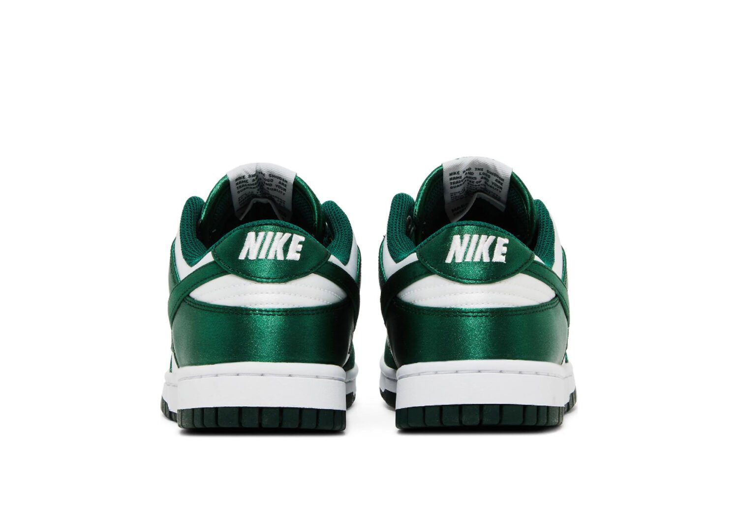 nike dunk low michigan state satin (w)3