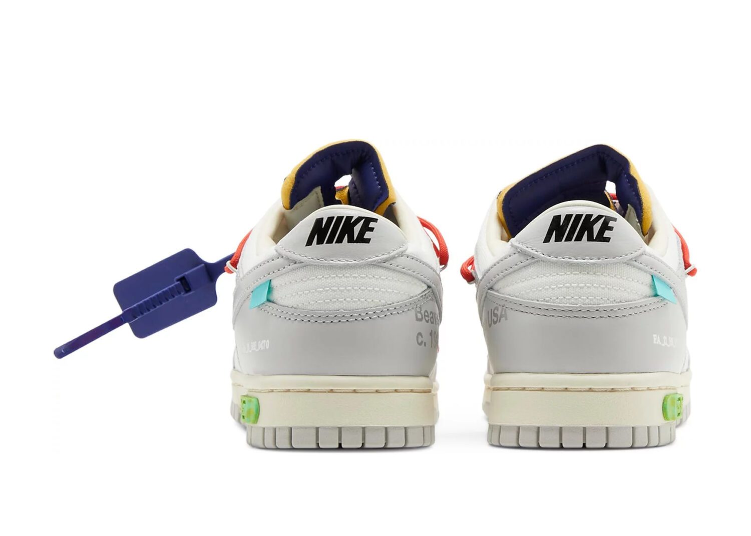 nike dunk low off white lot 23 3