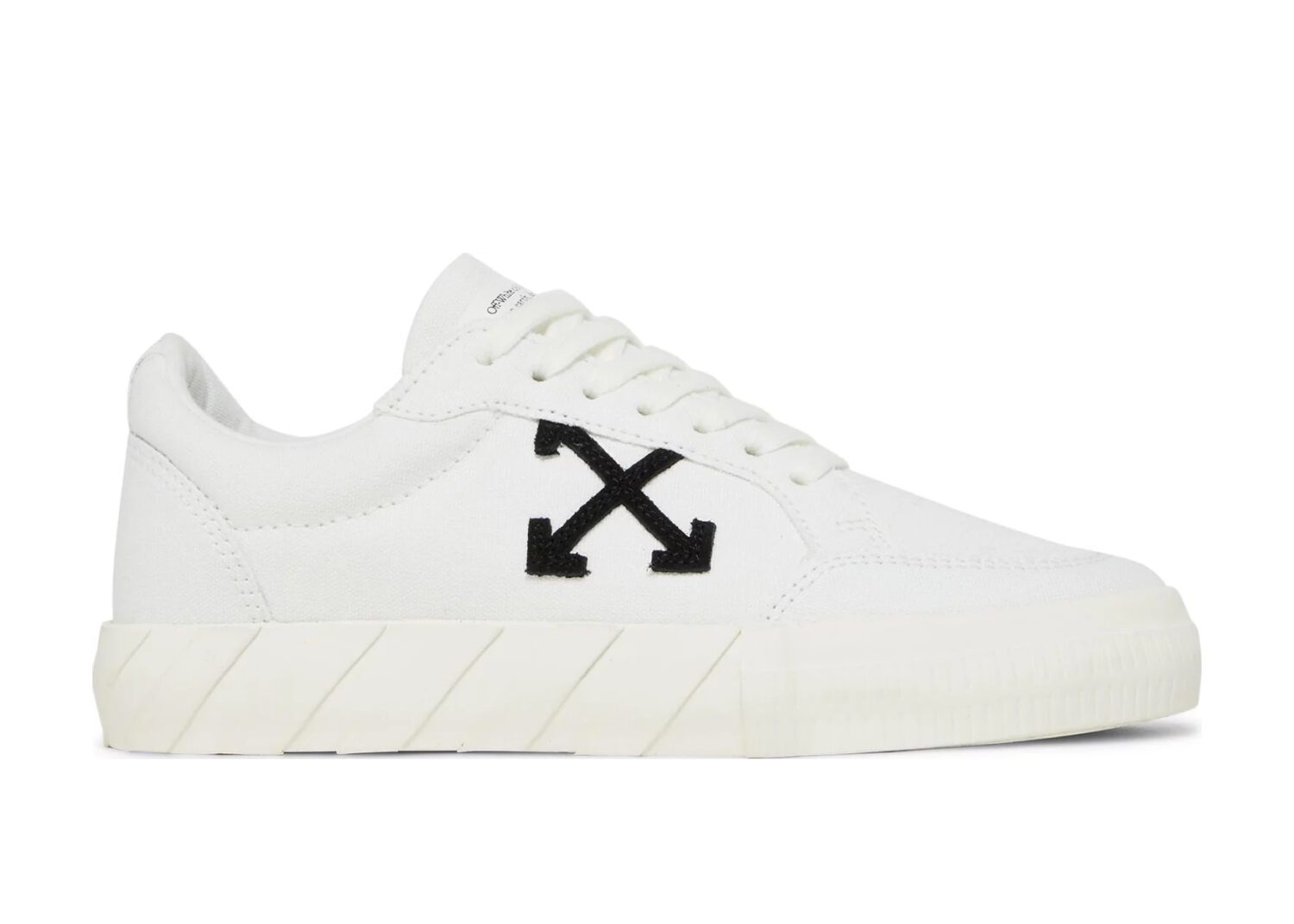 off white vulc low canvas white black (w) (ss22)