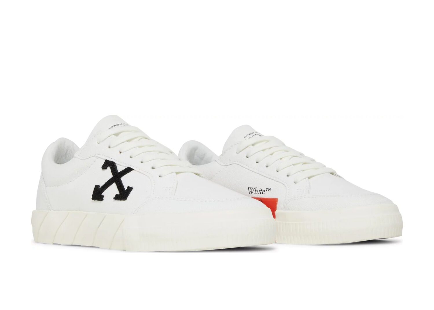 off white vulc low canvas white black (w) (ss22)5