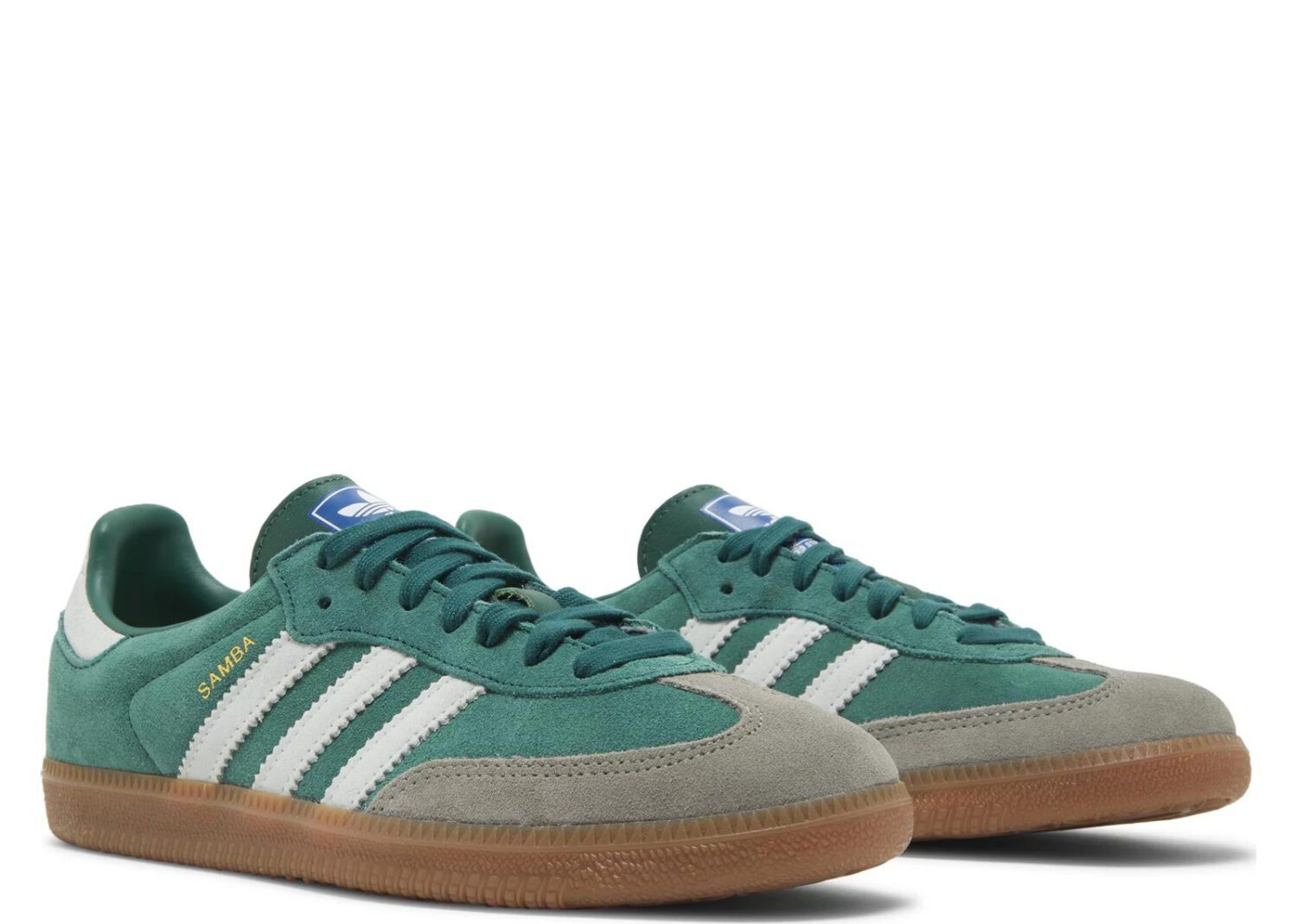 adidas samba og collegiate green gum grey toe