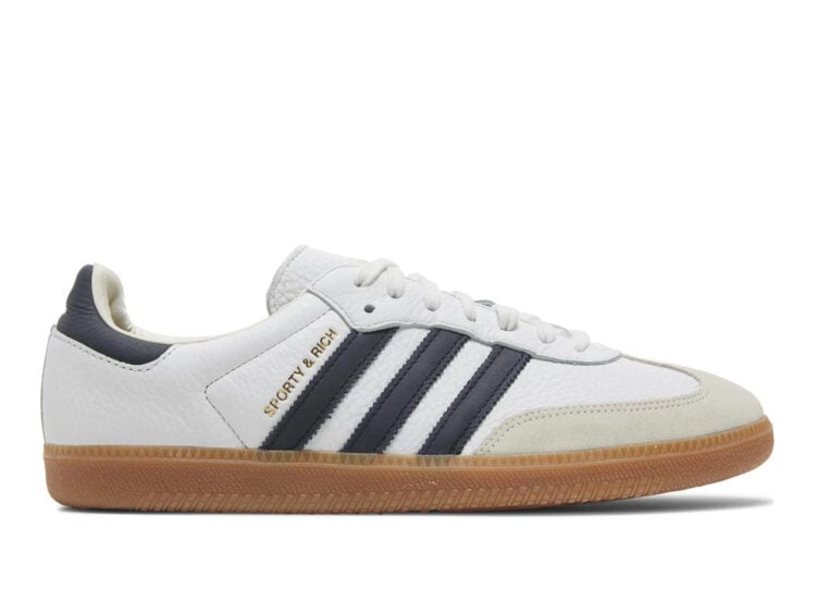 adidas samba og sporty & rich white black