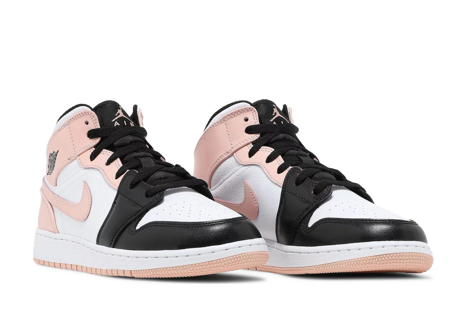 nike air jordan 1 mid crimson tint toe (gs)5