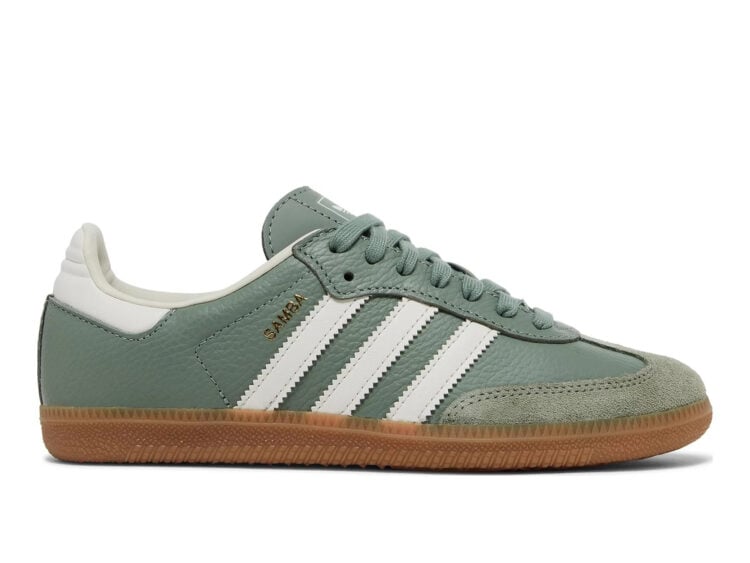 adidas samba og silver green (w)