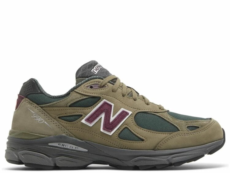 new balance 990v3 miusa teddy santis green purple
