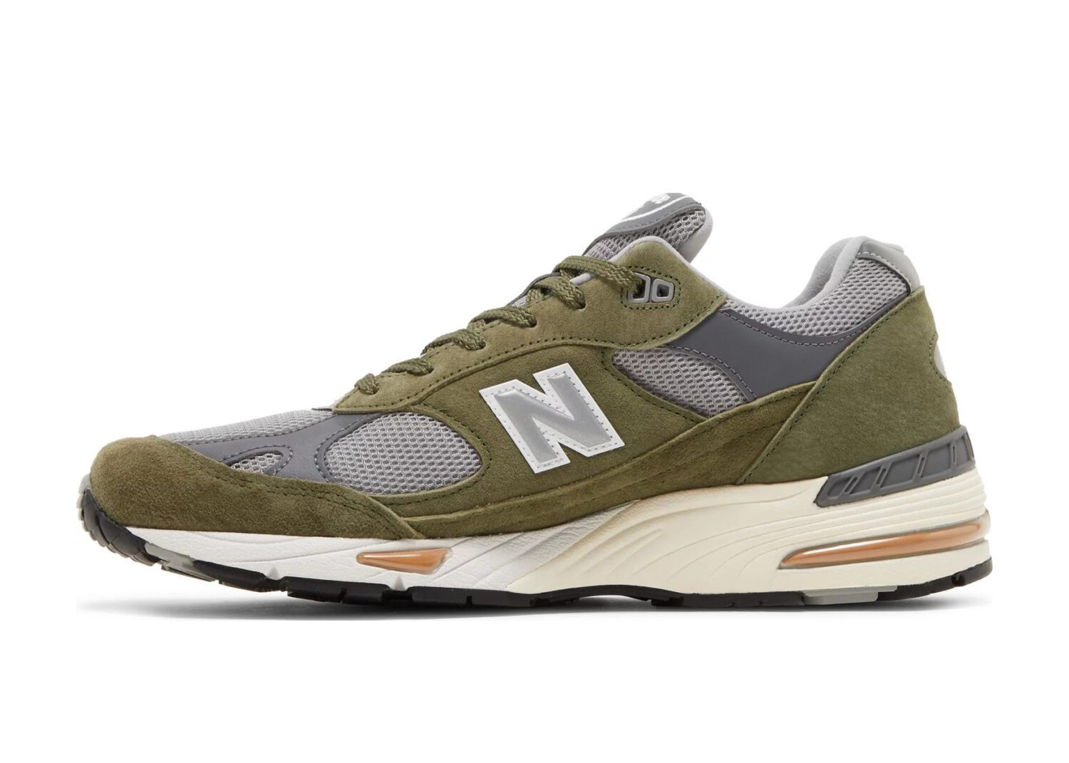 new balance 991 miuk dark green grey tan2
