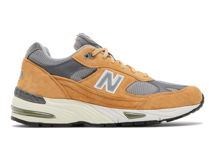 new balance 991 miuk tan grey dark grey