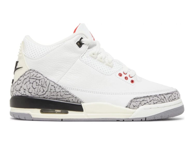 nike air jordan 3 retro white cement reimagined (gs)