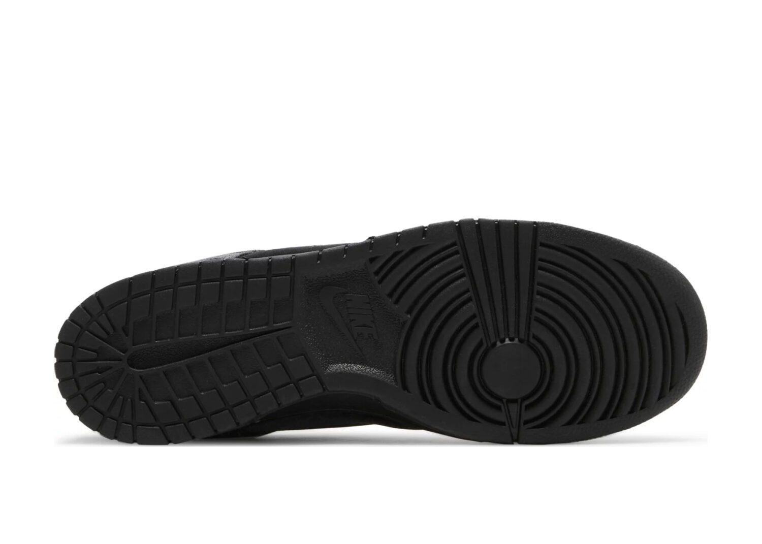 nike dunk low dover street market triple black velvet4
