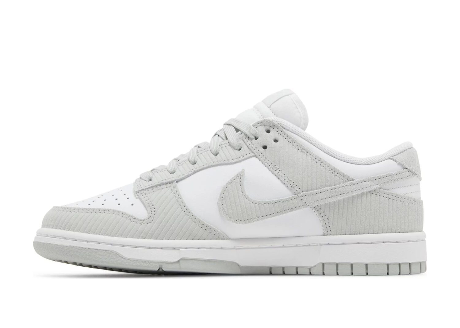 nike dunk low light silver corduroy (w)2