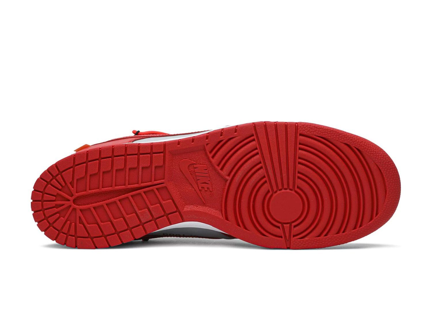 nike dunk low off white university red4
