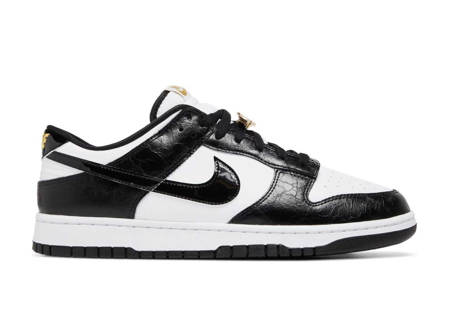 nike dunk low se world champs black white