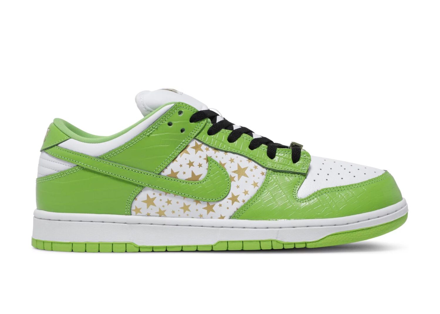 nike sb dunk low supreme stars mean green (2021)