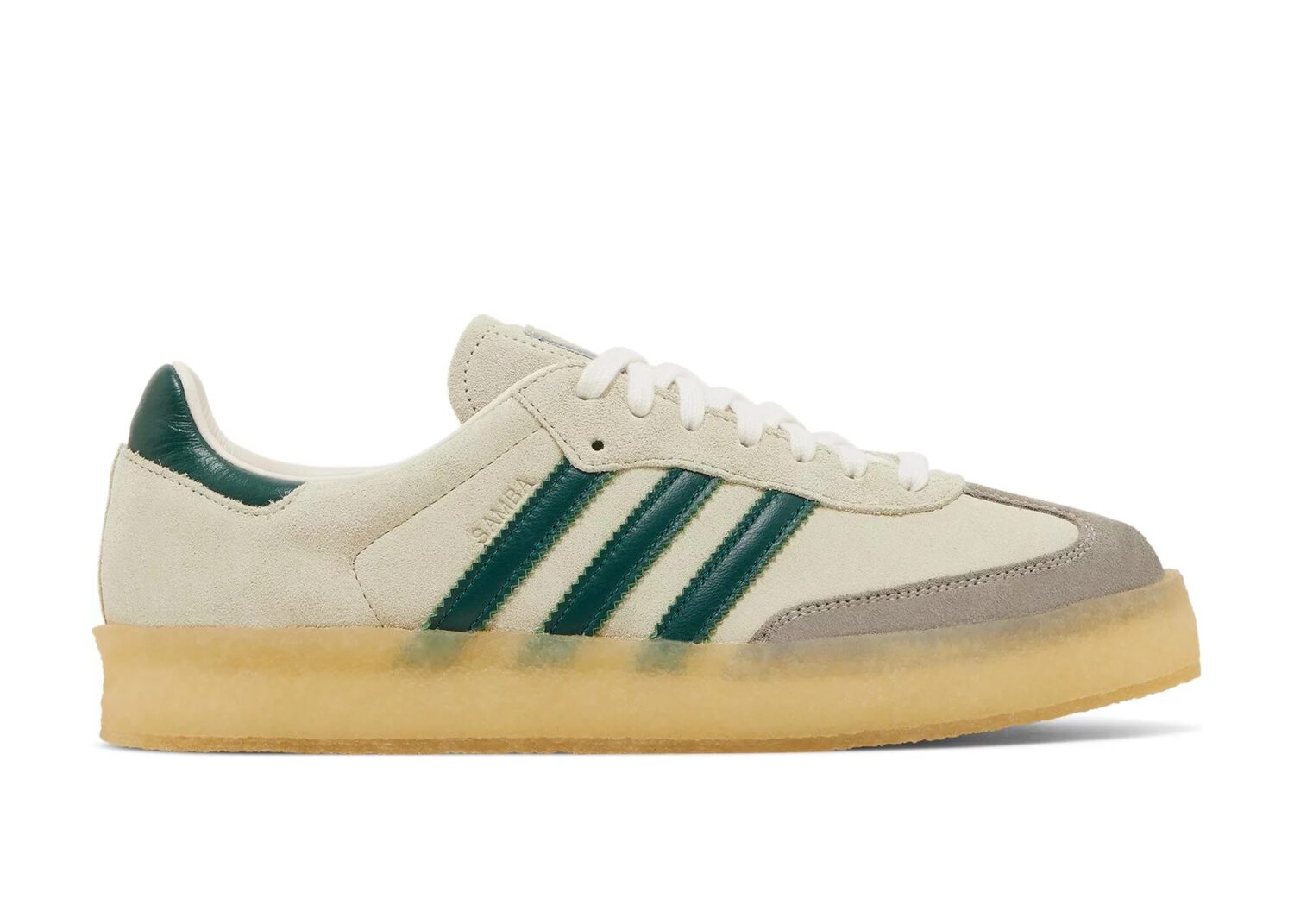 adidas clarks 8th street samba by ronnie fieg chalk white green