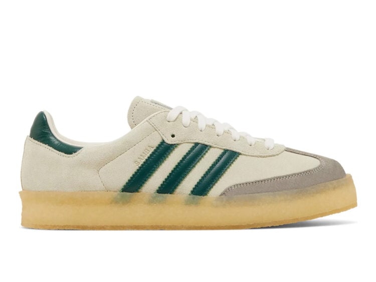 adidas clarks 8th street samba by ronnie fieg chalk white green