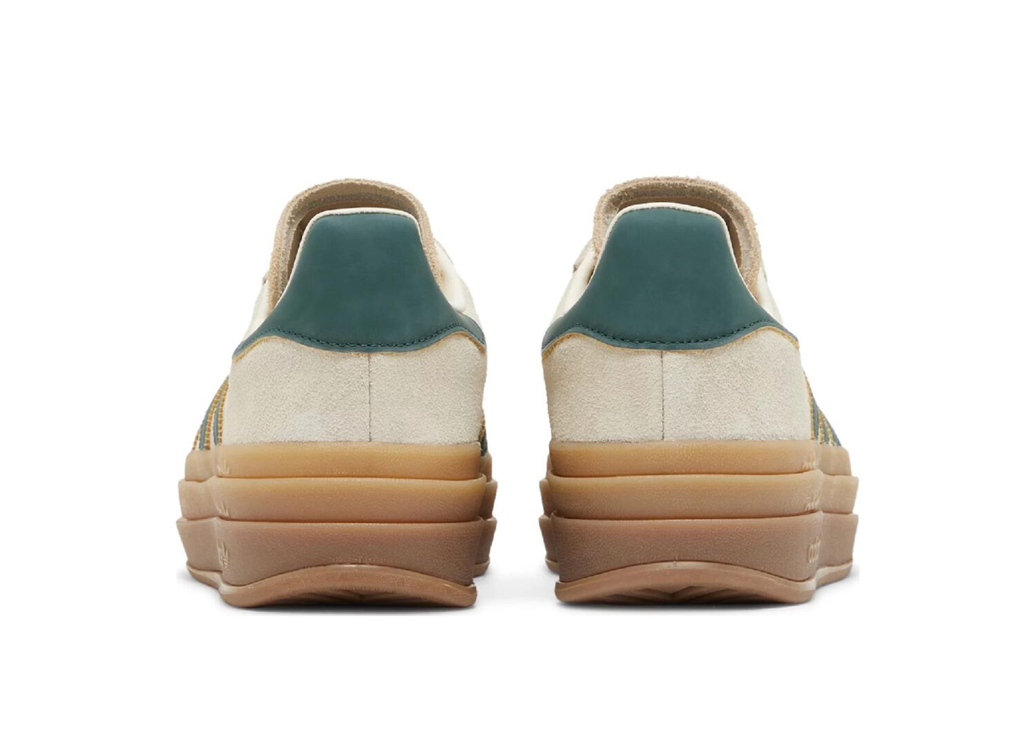 adidas gazelle bold magic beige collegiate green (w)3