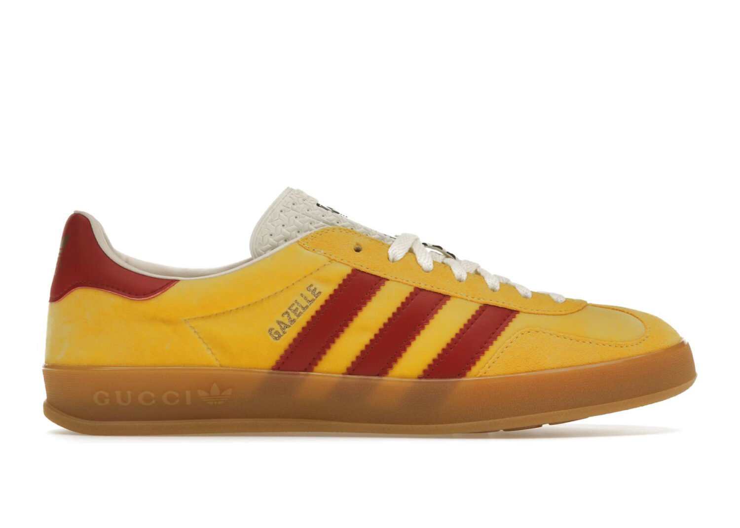 adidas x gucci gazelle yellow