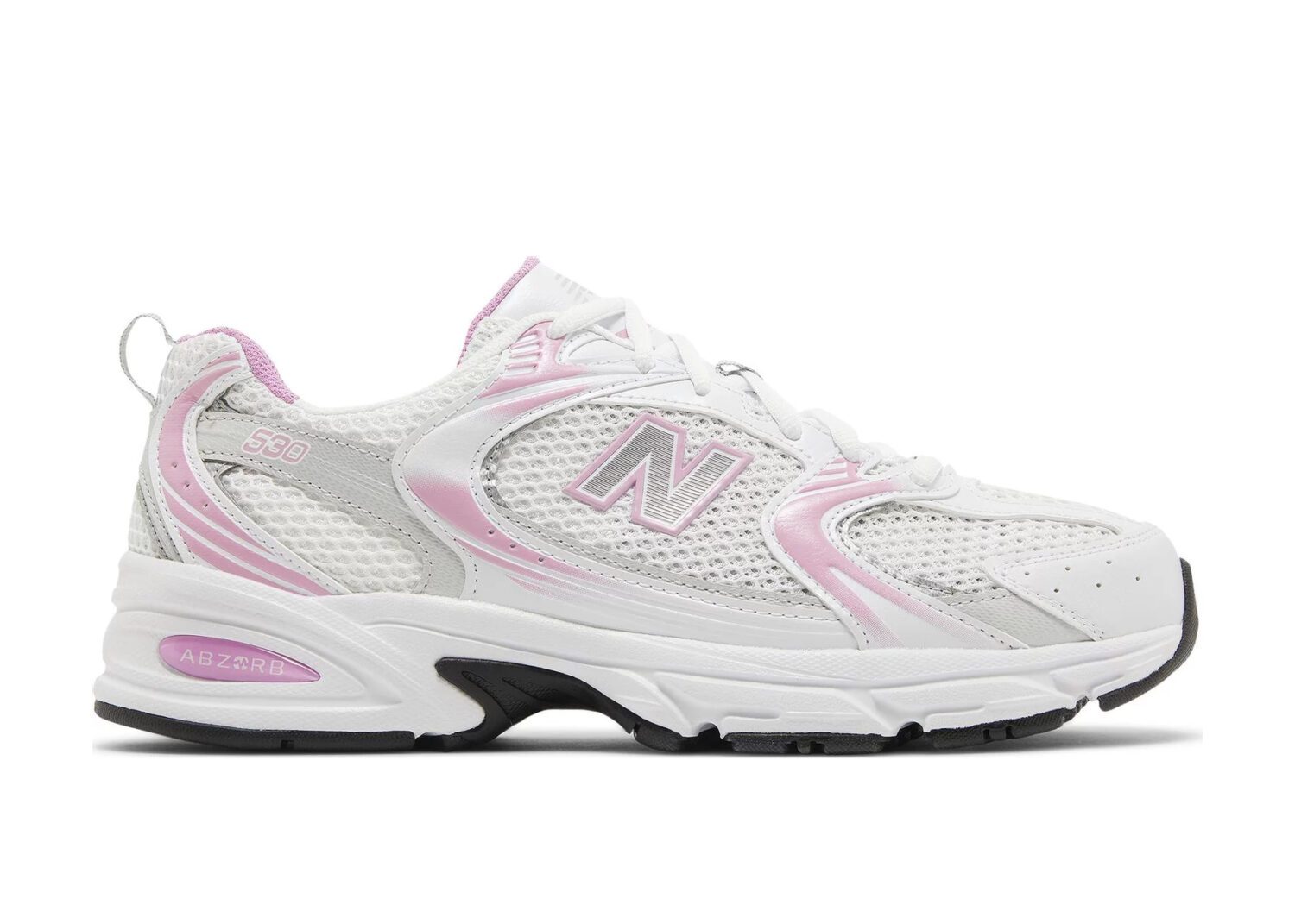new balance 530 white pink