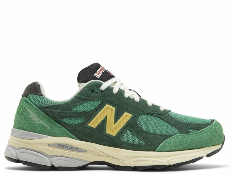 new balance 990v3 miusa varsity green gold