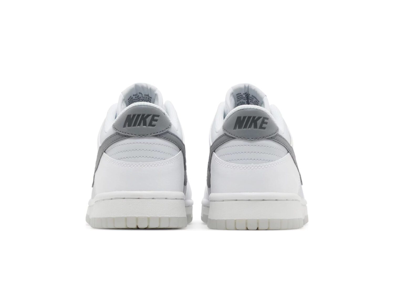 nike dunk low reflective swoosh white (gs)3