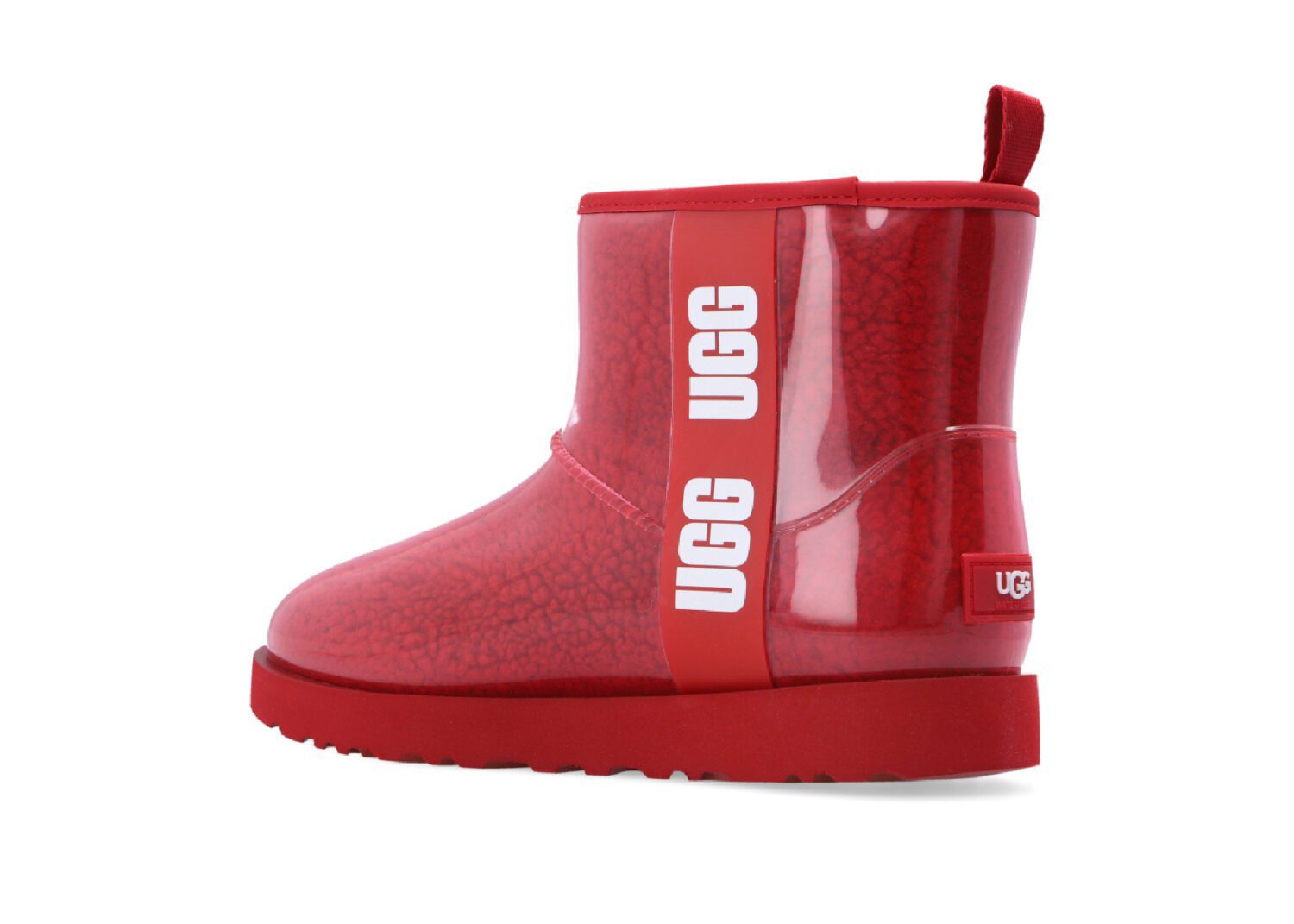 ugg classic clear mini boot samba red (w)3