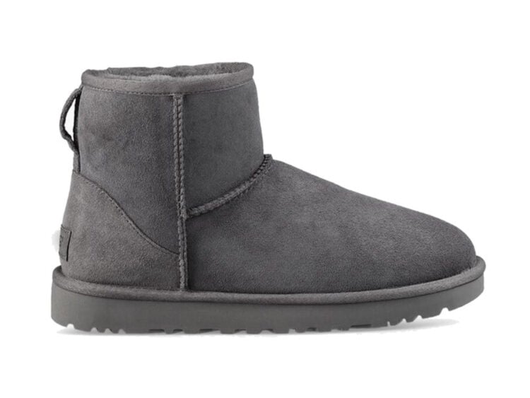 ugg classic mini ii boot grey (w)
