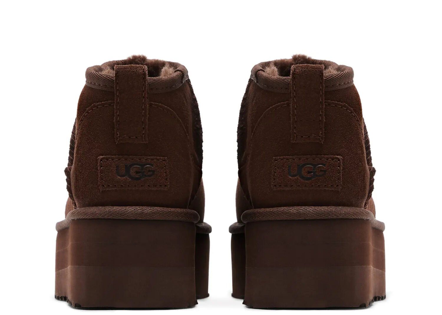 ugg classic ultra mini platform boot burnt cedar (w)