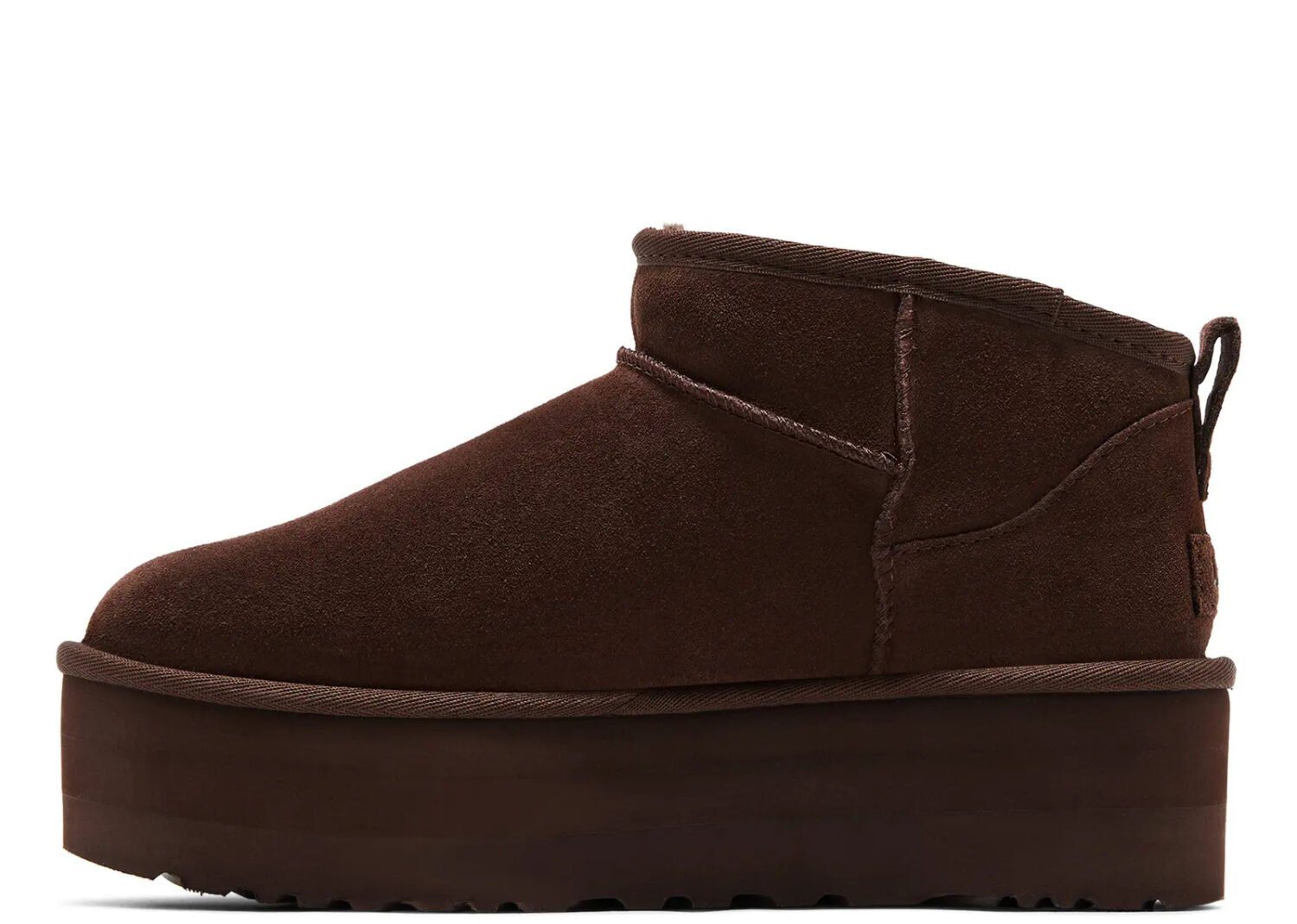 ugg classic ultra mini platform boot burnt cedar (w)