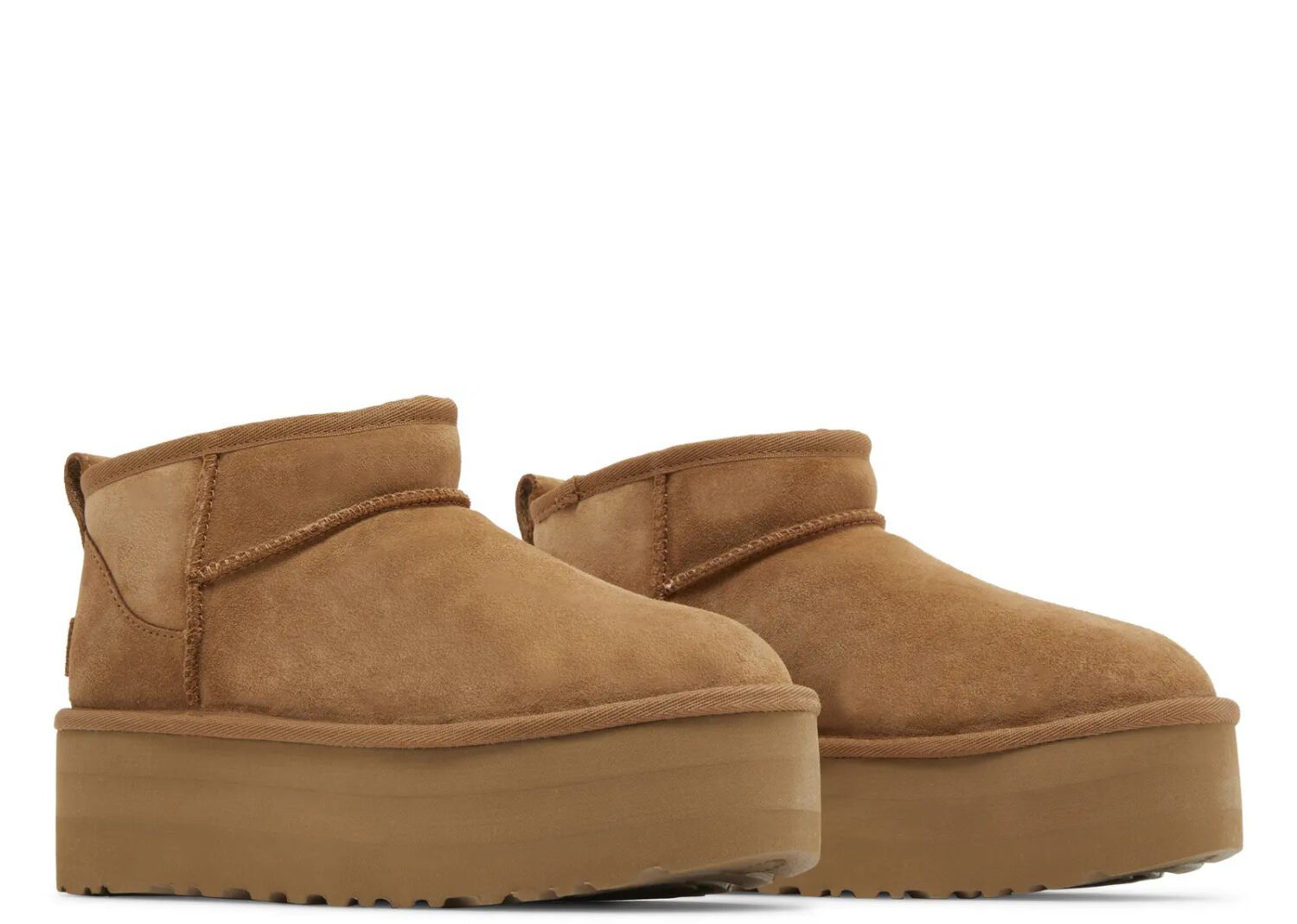 ugg classic ultra mini platform boot chestnut (w)