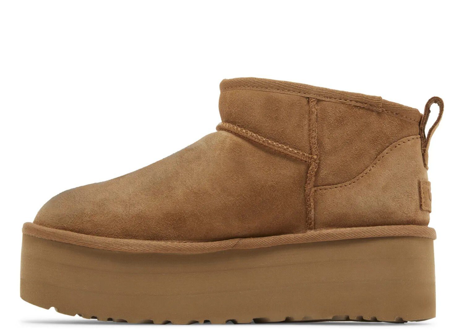 ugg classic ultra mini platform boot chestnut (w)