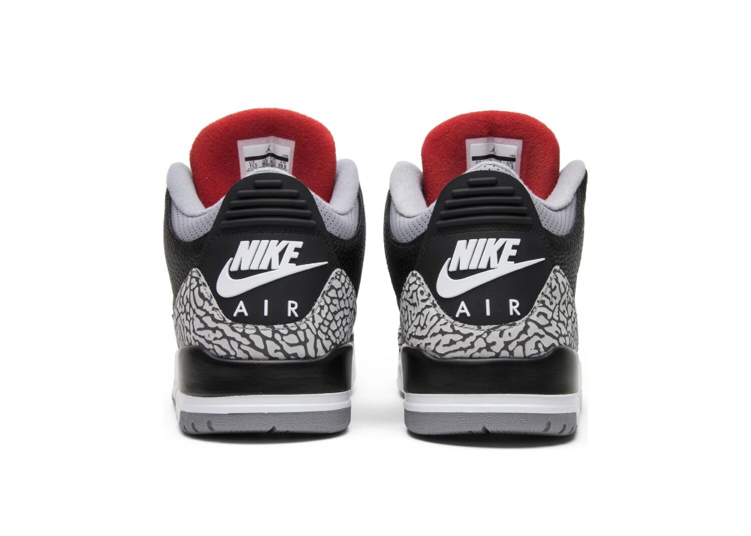 nike air jordan 3 retro black cement (2018)3