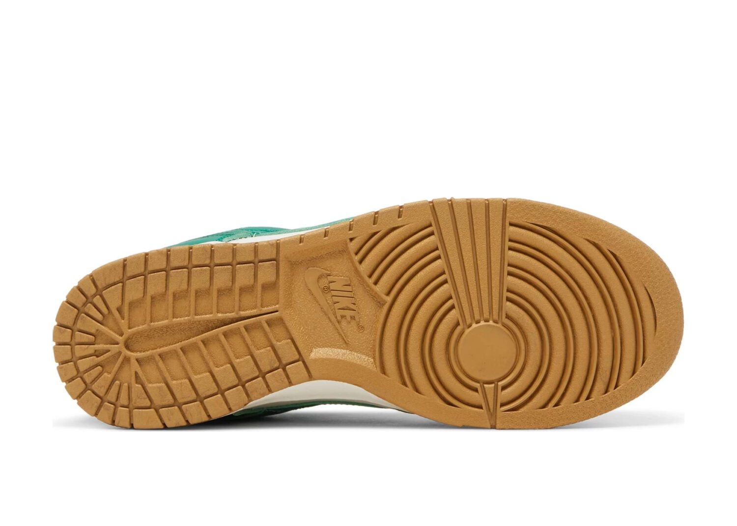 nike dunk low malachite university gold (w)4