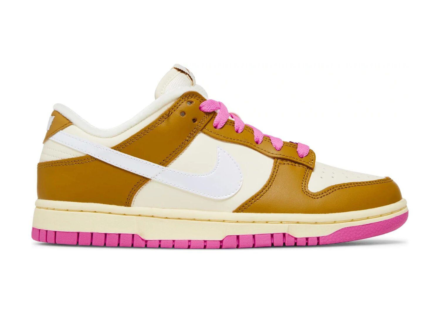 nike dunk low se bronzine pink