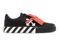 off white vulcanized low canvas black white