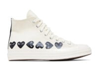 converse chuck taylor all star 70 hi comme des garcons play multi heart milk