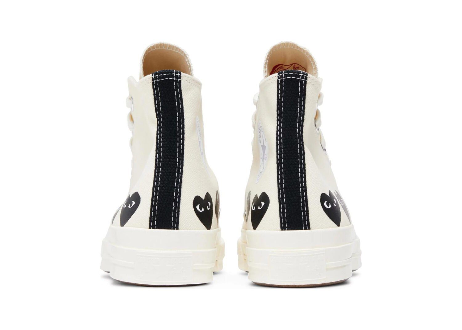 converse chuck taylor all star 70 hi comme des garcons play multi heart milk3