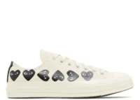 converse chuck taylor all star 70 ox comme des garcons play multi heart milk