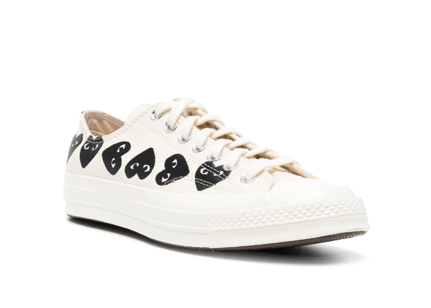 converse chuck taylor all star 70 ox comme des garcons play multi heart milk2