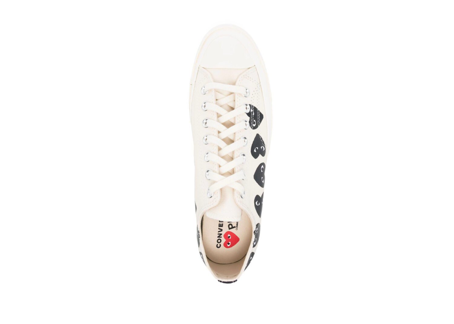 converse chuck taylor all star 70 ox comme des garcons play multi heart milk4
