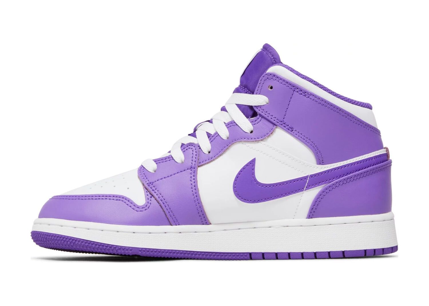 nike air jordan 1 mid purple venom (gs)2